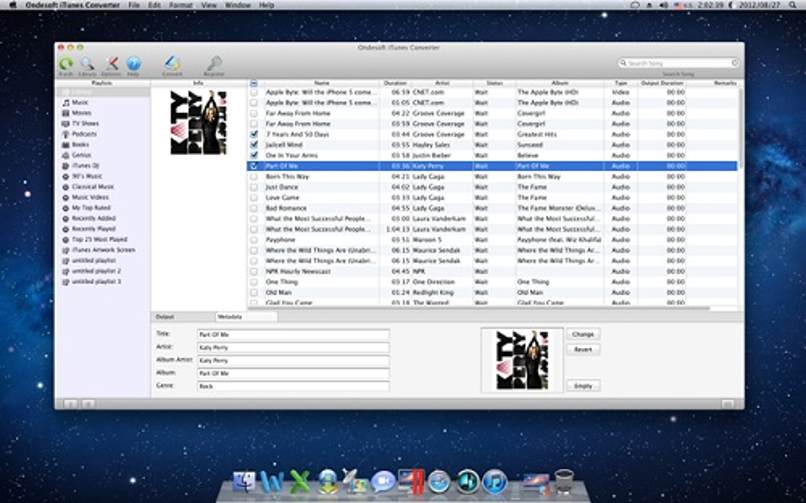 iTunes na komputer Mac