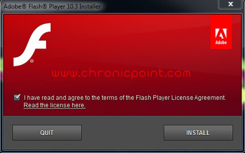 Regulamin Adobe Flash Player
