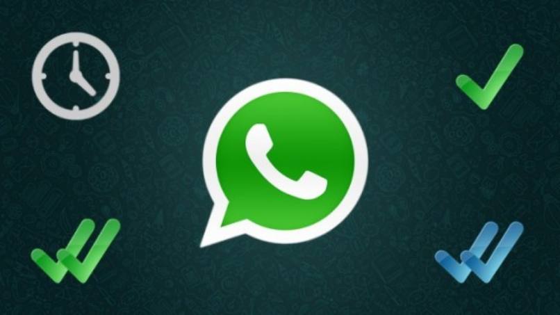 logo whatsapp widział błąd wyślij wiadomości ciemne tło