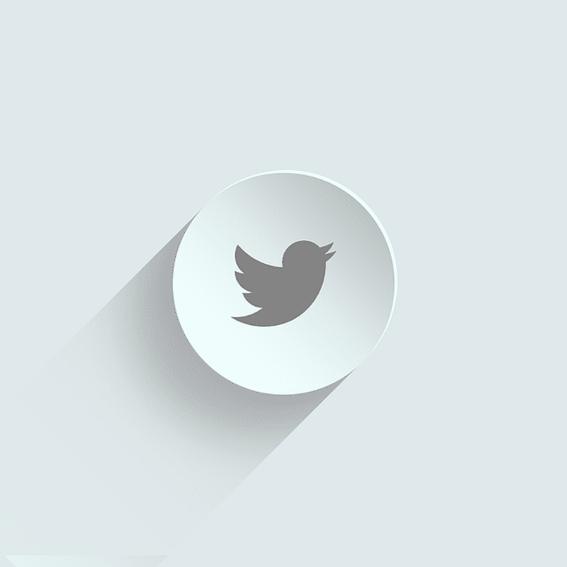białe logo twittera
