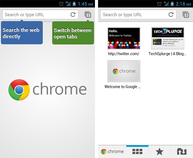 Chrome na Androida