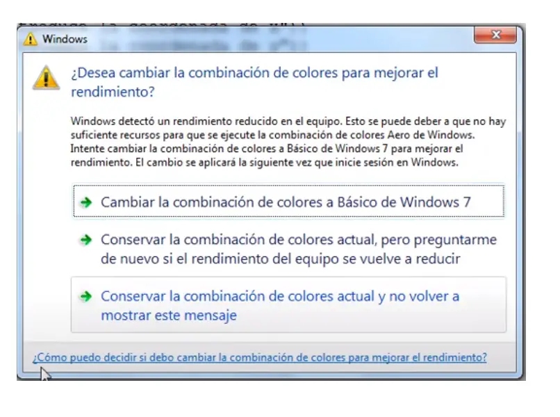 zmień podstawową kombinację kolorów Windows Seven