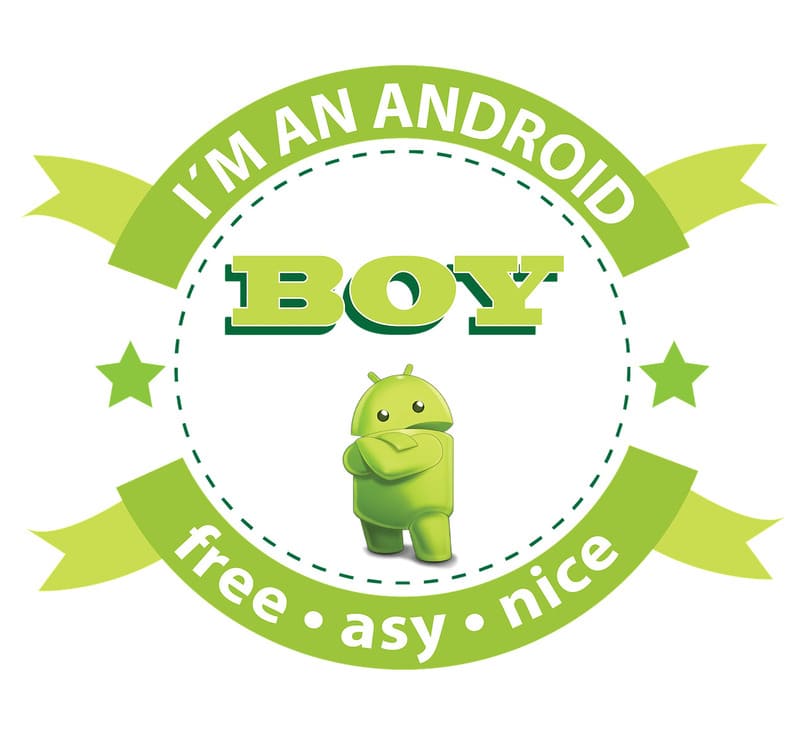 Odznaka chłopca z Androidem